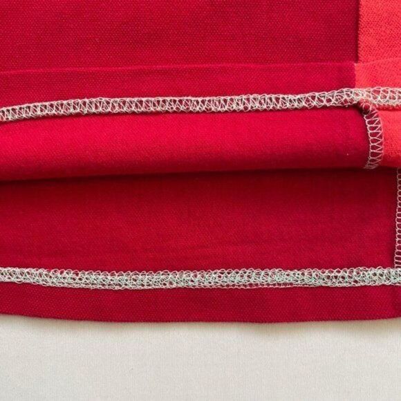 CourtneyCourtney Girls Red Dress 7/8 Sleeveless Halter Colorblock Turtle Hearts - Picture 7 of 10